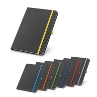 Notebook zweifarbig schwarz