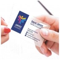 Translucent business card