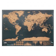 Kratzkarte der Welt
