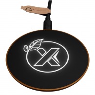 Chargeur sans fil 10W finition bois