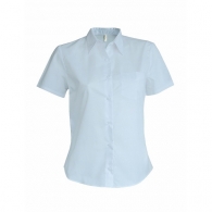 Kariban Damen-Hemd Oxford Kurzarm