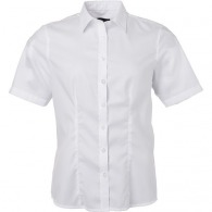 Chemise personnalisée Micro Twill Femme Manches courtes - James Nicholson