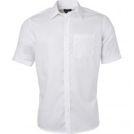 Chemise personnalisée Micro Twill Homme Manches courtes - James Nicholson