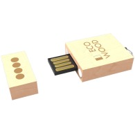 Llave USB magnética de madera