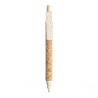 stylo à bille en paille de blé et liège 