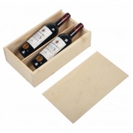 Boîte pour 2 bouteilles de vin