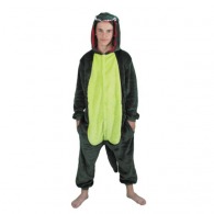 COSTUME KIGURUMI DINO VERT ENFANT T 7/9 ANS