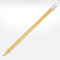 Crayon à papier personnalisé en bois certifié durable, avec gomme