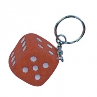 Playing dice (keychain)