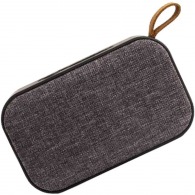 6w bluetooth speakerphone with rubber and fabric finish