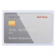 Etui personnalisable 1 carte de crédit