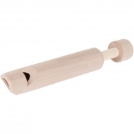 Flauta de corredera de madera