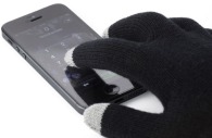 Photo de Gants munis de 3 embouts pour écran tactile