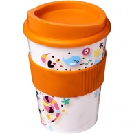 Insulated cup with lid 30cl - four-colour printing