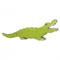 Grand crocodile personnalisable en bois 25cm