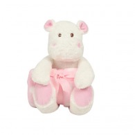 Hippo With Blanket - Peluche hippopotame et couverture