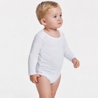 HONEY L/S - Long sleeve baby bodysuit in single jersey