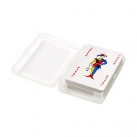 Set of 54 cards in a plastic case