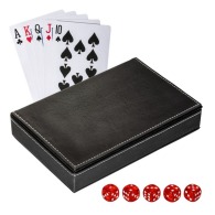 Kit de cartes à jouer personnalisables avec boîte rt dés