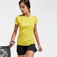 LANUS - Short personnalisable sportif pour femme avec maille interieur contrastée