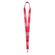 Lanyard marquage relief 3d - 25 mm
