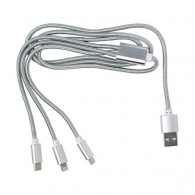 Long 3-in-1 charging cable
