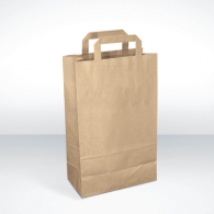 Medio - bolsa de papel personalizable reciclado