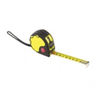 Tape measure with rubber case, length 3 meters.