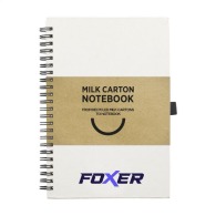 Milk-Carton Wire-O Notebook A5 bloc-notes
