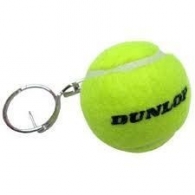 Mini porte-clefs balle de tennis Dunlop