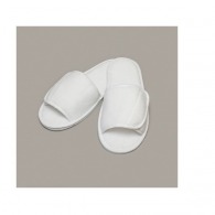 Open Toe Slippers With Side Fastening - Pantoletten
