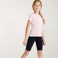 Pantalón de deporte de mujer, a media pierna con abertura lateral y cintura elástica CARLA (Tallas de niño)