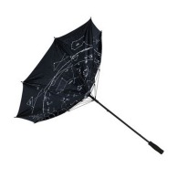Automatic storm umbrella with automatic wind protection