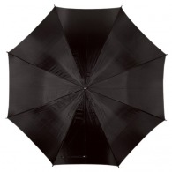 Parapluie automatique publicitaire bicolore à poignée arrondie