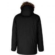 Gesteppter parka mit abnehmbarer kapuze aus kunstfell picture