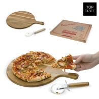 Tabla de cortar con cuchillo para pizza