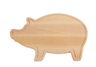 Planche à découper publicitaire wooden piggy