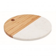 Marble and bamboo board