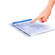Transparent waterproof case for tablet