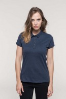 Polo-Shirt aus Jersey mit kurzen Ärmeln, Damen - Kariban