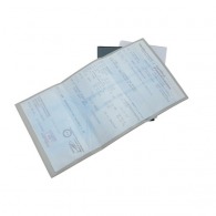 Car registration document holder 3 panels