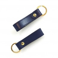 Leather strap key ring
