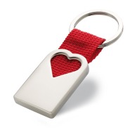 Porte clef personnalisable coeur en métal