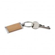Porte-clés en bois personnalisables et métal