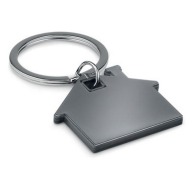 Key ring in the shape of a house