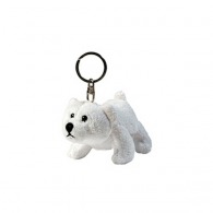 Porte clés peluche ours polaire