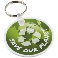 Porte-clés recyclé personnalisé circulaire