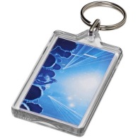 Key ring with reopenable window