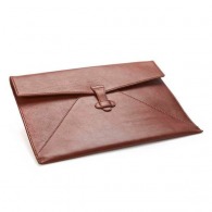 Porte document ou tablette façon enveloppe en cuir Sandringham