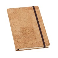 Ivory paper notepad with cork cover